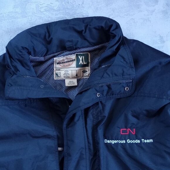 Vintage CN RAIL DANGEROUS GOODS TEAM Winter Thinsulate Jacket - Picture 5 of 8